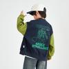 Boy's Casual Color-Block Baseball Jacket