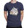 Classic T-shirts Men Pure Cotton Unique T-Shirts Camisas The Battle Cats Cat Game Tee Shirt Male Men T Shirts Men Clothing Man