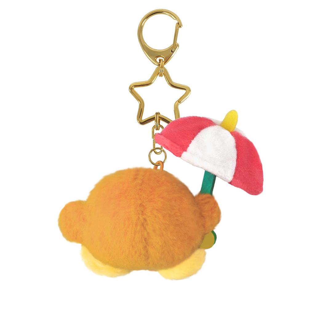 Kirby of the Stars Mini Mofu Mascot Keychain Parasol Waddle Dee Plush Toy [Sanei Boeki]