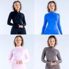 New DFYNE1/4 zipper full-extinction super-soft nylon fabric tight yoga top jacket long sleeves