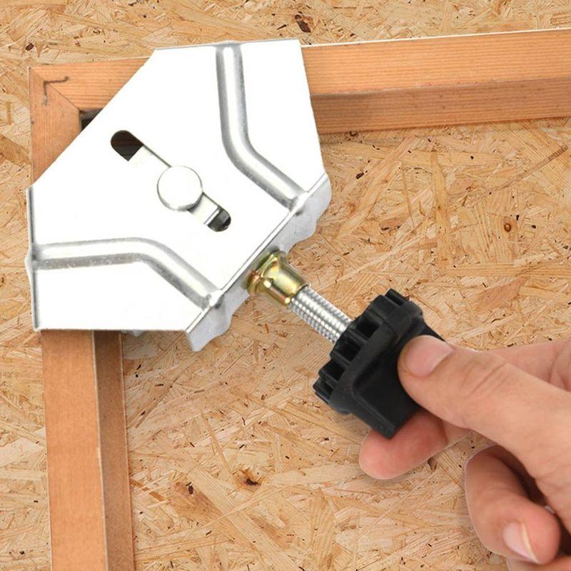 Нержавеющая сталь Прямоугольный зажим Быстрозажимной Вспомогательный угловой зажим Локатор Регулируемый Прочный 90-градусный фиксирующий зажим Open