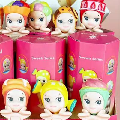 Hot Cartoon Angel Blind Box Candy Doll Figuren Unboxing Fun Car Interior Decoration Ornament Birthday Christmas Doll Gift