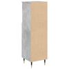Vidaxl Bathroom Cabinet, Concrete Grey, 30X30X100 Cm
