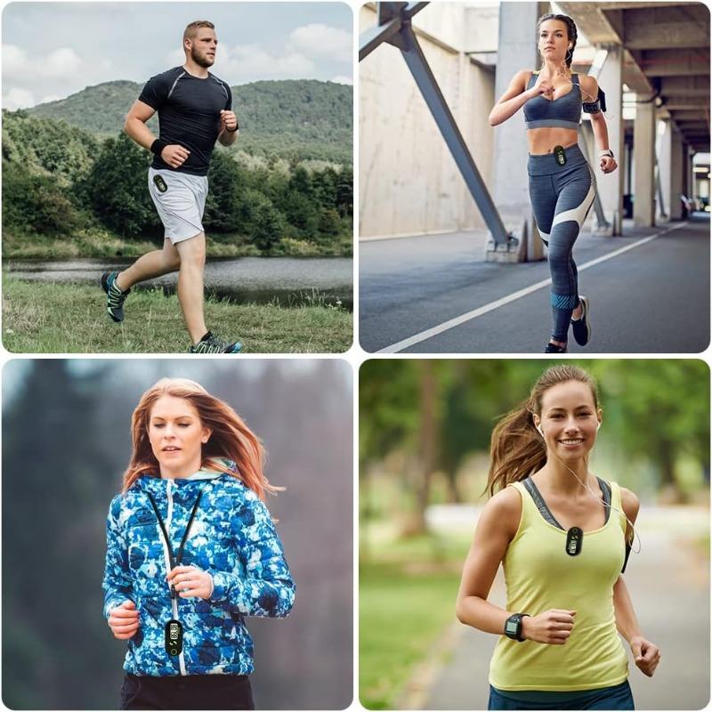 Pedometer for Walking, Mini Pedometer, 3D Pedometer, Accurate Pedometer with Clip Lanyard, Simple Pedometer, for Walking, Running, Sports