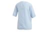 Adidas Originals 3 Stripes Set in Sleeve T Shirt Women's Light Blue DV0854