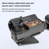 For DJI Osmo Pocket 3 PULUZ Folding Magnetic Mount Base Bracket (Black)