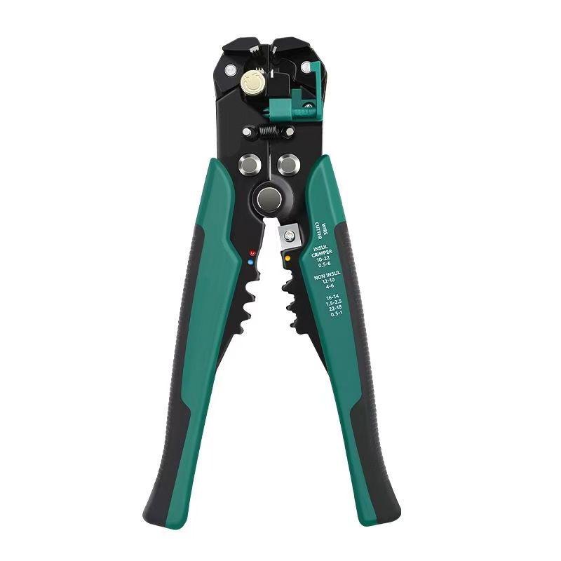 Multifunctional Automatic Wire Stripper and Crimper for Electricians and Optical Fiber.