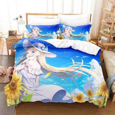 Sunflower Duvet Cover Cartoon Girl Bedding Set Flower Bedding Quilt Cover King Size Comforter Set Bedroom Queen Bedding Set