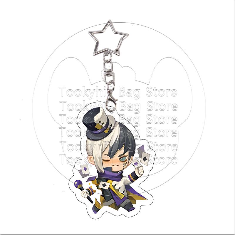 Dr. Stone Acrylic Keychain Kawaii Student Senku Ishigami Exquisite Senku Ishigami Gen Asagiri Keyring Bag Pendant Birthday Gift