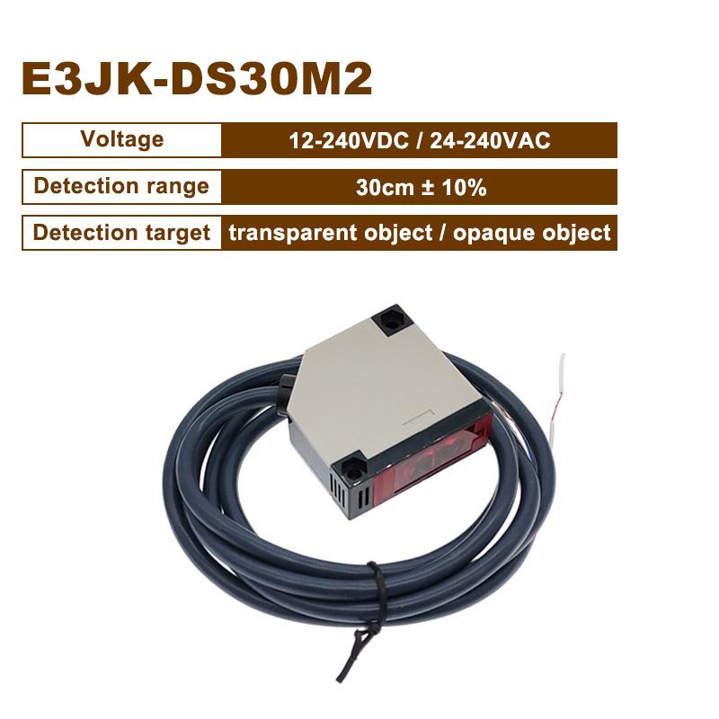 E3JK-R4M1/2 E3JK-DS30M1/2 DC24V AC220V 24V-220VPhotoelectric Switch Diffuse Reflection Infrared Switch Diffuse Reflective Sensor