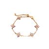 Fashion Floral Zircon Pendant Bracelet For Women Summer
