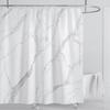Marble Waterproof Shower Curtain Waterproof Shower Curtain for Bathroom Decor Printed Washable Shower Curtain with Hooks
