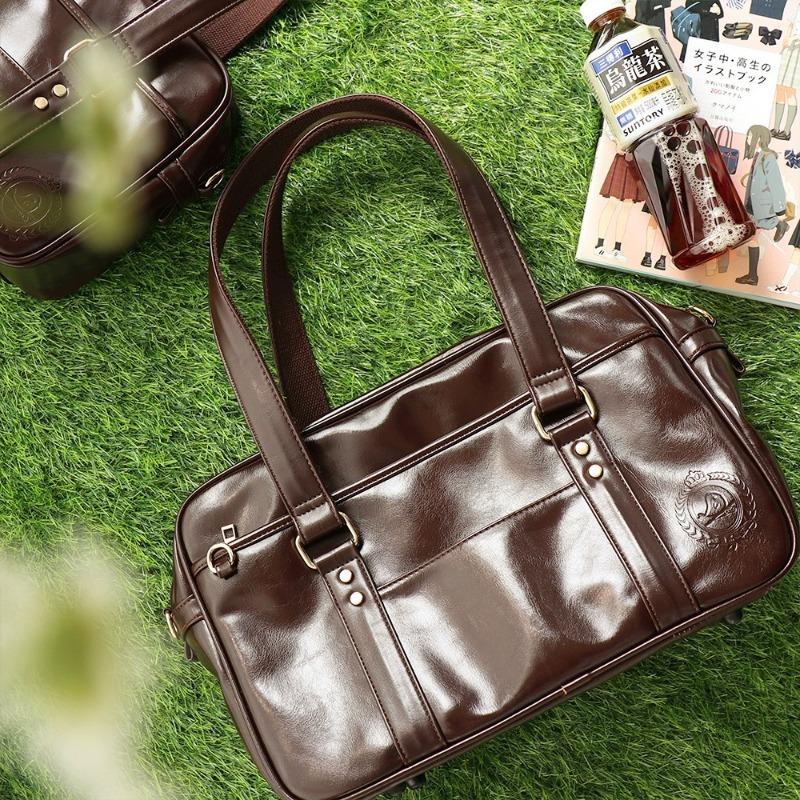 PU Women's Bag Japanese College Style JK Uniform Bag Handbag School School Bag Shoulder Bag Computer Travel Bag