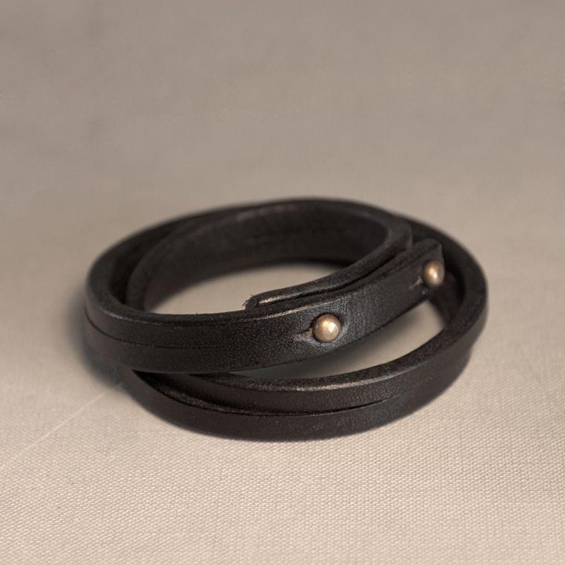 

Оригинальные мужские и женские ретро уникальные модные аксессуары кожаный браслет Black/Male size 18