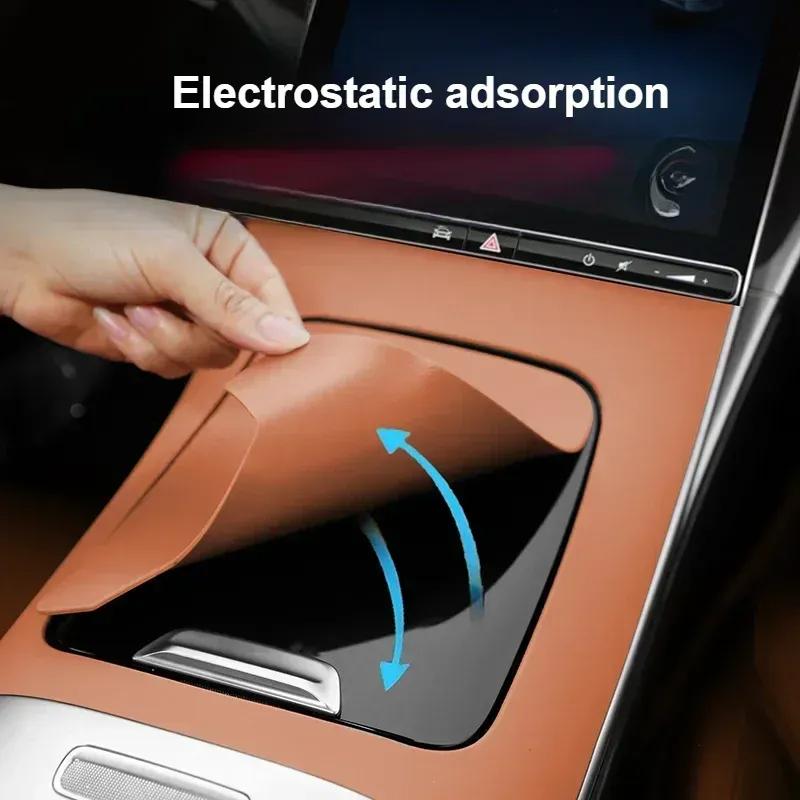For Mercedes Benz C Class  2024 C260L C200L GLC  2024 Center Console Silicone Pad Dustproof Non-Slip Mat Accessories LHD