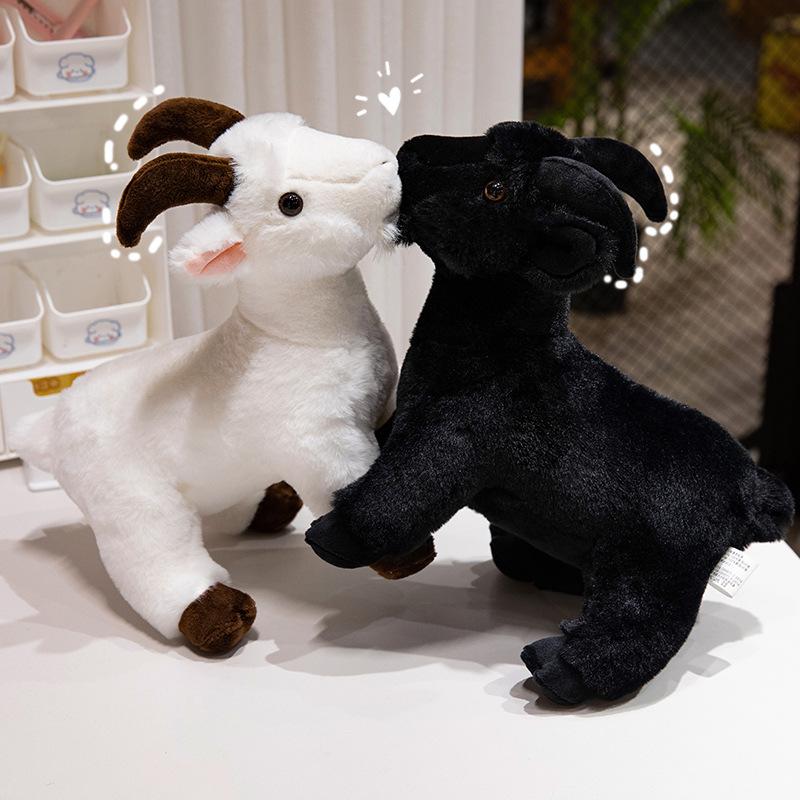 Cute Simulated Goat Doll Plush Toy Doll Little Lamb Children Sleeping Pillow Lamb Doll Gift