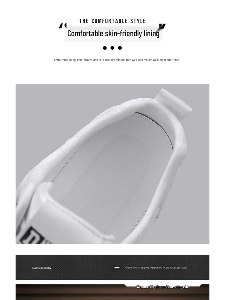 2025 Herren Weiße Unsichtbare Höhenvergrößernde Sneaker mit 10cm Dicksohle