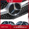 Car Sticker For Mercedes Benz 3D ABS logo The front grille star logo badge mirror bottom for Mercedes-Benz for Mercedes-Benz W17