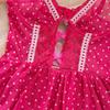 Olayna European-American Polka Dot Embroidered Nightgown with Stockings