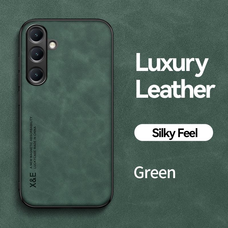 

KEYSION Роскошный ретро чехол из искусственной кожи для Samsung S25 Ultra 5G S25+Plus, мягкий силиконовый + противоударный чехол для телефона из поликарбоната для Galaxy S24 FE for Galaxy S25 Ultra