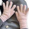 Female Gloves Cold Furry Winter Open Finger Touch Screen Warm Korean Version Riding Student Writing