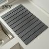 Fast Drying Kitchen Accessories Diatomaceous Dish Mat, Collapsible Absorbent Drain Pad, Countertop Pad Heat Resistant Multipurpose for Practical Gift