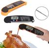 Ultra-Thin Foldable Stainless Steel BBQ Thermometer with Built-In Magnet