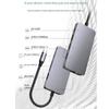 Fast Speed USB C Docking Station with HDTV 8K Support USB3.0 Port Gigabit Ethernet PD100W Fast Charging Card Reader