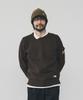 Geonjiulleunseu Cotton Raglan Pocket Sweater - Dark Brown