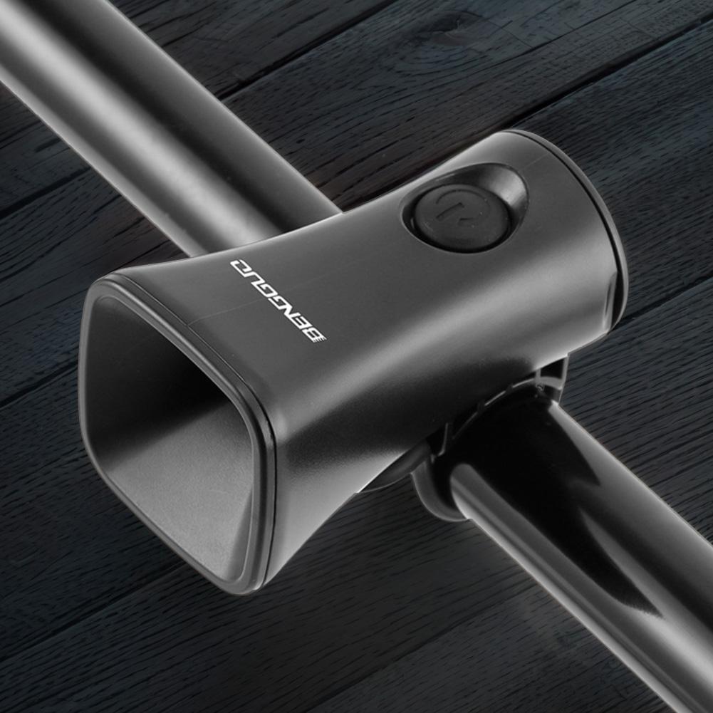 Bike Bell Loud Warning Safety Bell Rechargeable Bicycle Handlebar Alarm Ring Bell 5 Sound Modes Cycling Scooter Bike Accessories