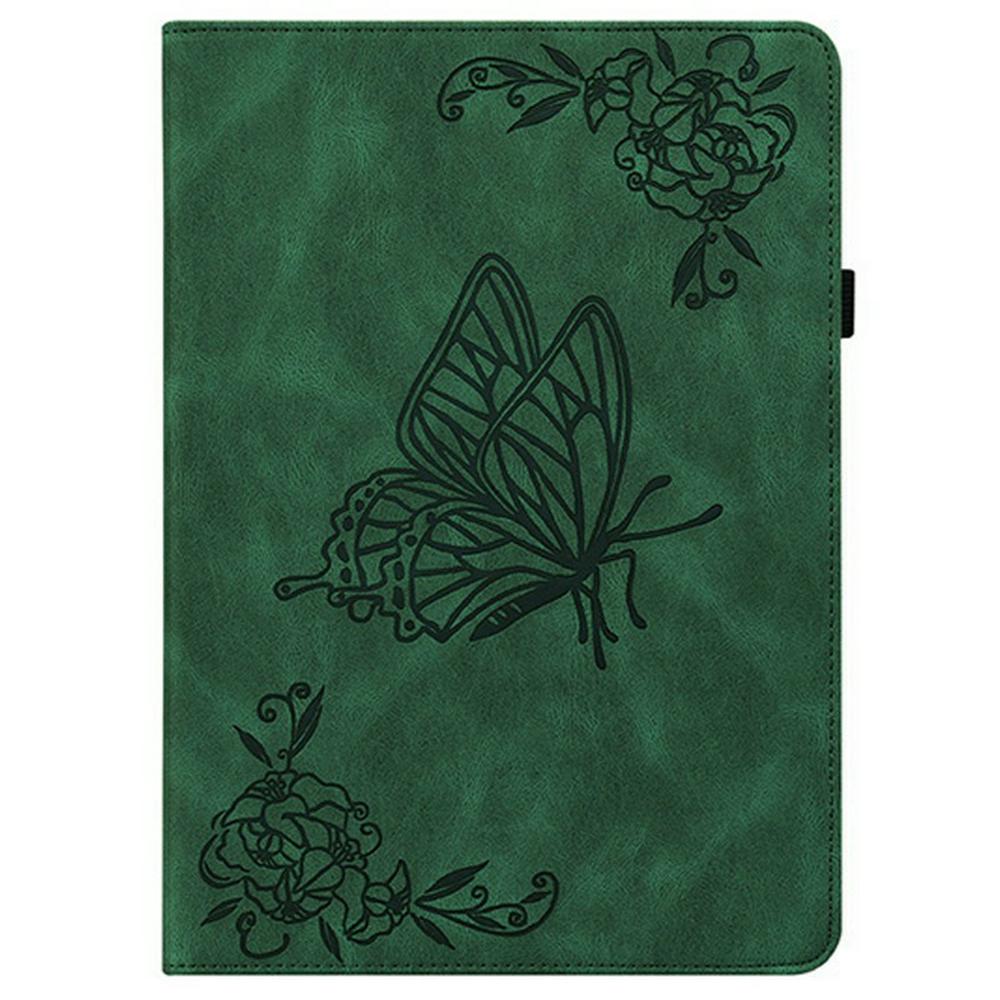 For Xiaomi Poco Pad X1/Pad 8 Pro/Pad 8/Pad 7 Pro/Pad 7 Case Butterfly Flower Imprint PU Leather Tablet Cover with Card Slots