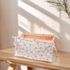 Cute Square Storage Basket Pantry Bedroom Decor Desk Item Organizer Debris Organizing Bag for Snacks Sundries Clutter Management