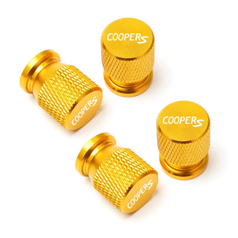 For Mini Cooper S R56 R50 R53 F56 F55 R60 Car Wheel Tire Valve Caps Tyre Stem Covers Airdust Waterproof TC1