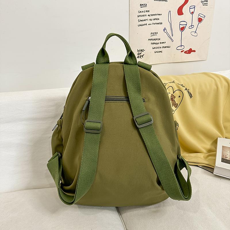 Rucsac Culoare Solidă Geantă Multifuncțională pentru Femei Geantă de Mână cu Capacitate Mare pentru Studenți Geantă de Umăr