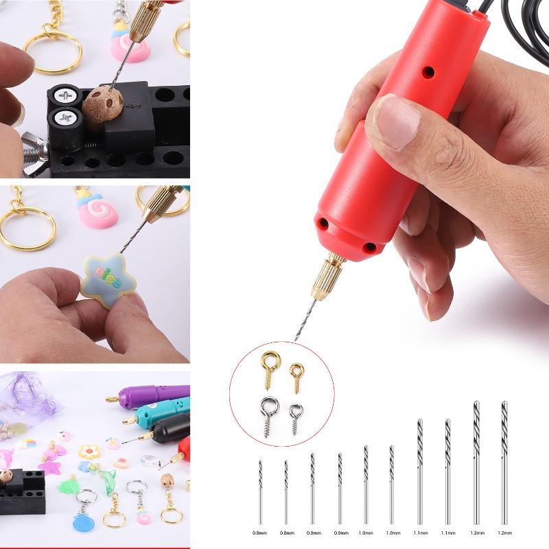 

Handheld 0.8-1.2mm Rotary Drill Tool Pendant Christmas Gift Making Tool