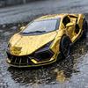 1:32 Lamborghini Revuelto Chromová Speciální Edice Slitina Tlakově Odlitý Model Auta Stojan na Displej Kreativní Stolní Domácí Dekorace Ozdoba
