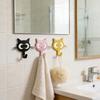 Pack Of 2 Cats Shaped Metal Hooks For Door Back Perfect For Hanging Clothes Keys And Bags Home Organization Tool