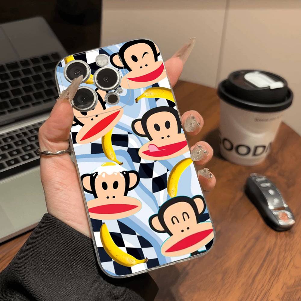 Famous Luxurious P-paul F-frank Transparent Soft Phone Case For IPhone 15 12 14 16 17 13 Plus 11 Pro Max 13 Pro