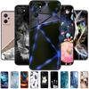 Für Oppo A96 4G Hülle OPPO A96 CPH2333 Weiches Silikon TPU Schwarz Funda für OppoA96 4G Handyhülle A96 4G Abdeckung OPPOA96 A 96 Coque