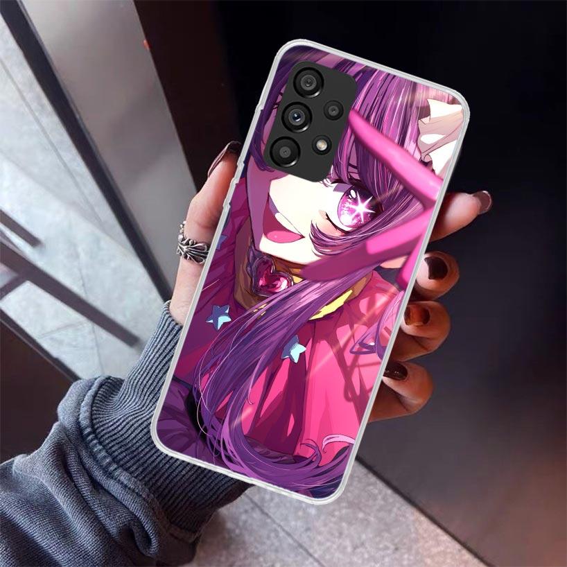Oshi No Ko Phone Case For Samsung Galaxy A12 A52S A42 A32 A22 A51 A50 Note 20 Ultra 10 S10 Plus A71 A70 A31 A30 A10S Galaxy A12