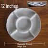 Commercial Grade Melamine Round Restaurant Dinner Plate