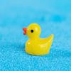 62KD Set of 100 Miniature Duck Multi Colored Resin Figures for Garden and Landscape