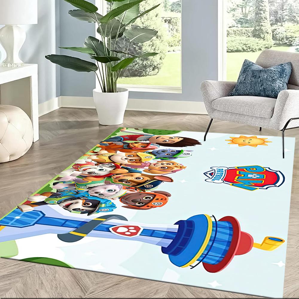 Paw Patrol Adventure Time Square rugs are a great choice for living rooms, bedrooms, home décor, and as gifts.