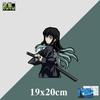 Anime Ghost Destroyer Blade Shibuichiro Peripheral Car Motorcycle Car Sticker Shielding Scratches Reflective Sticker