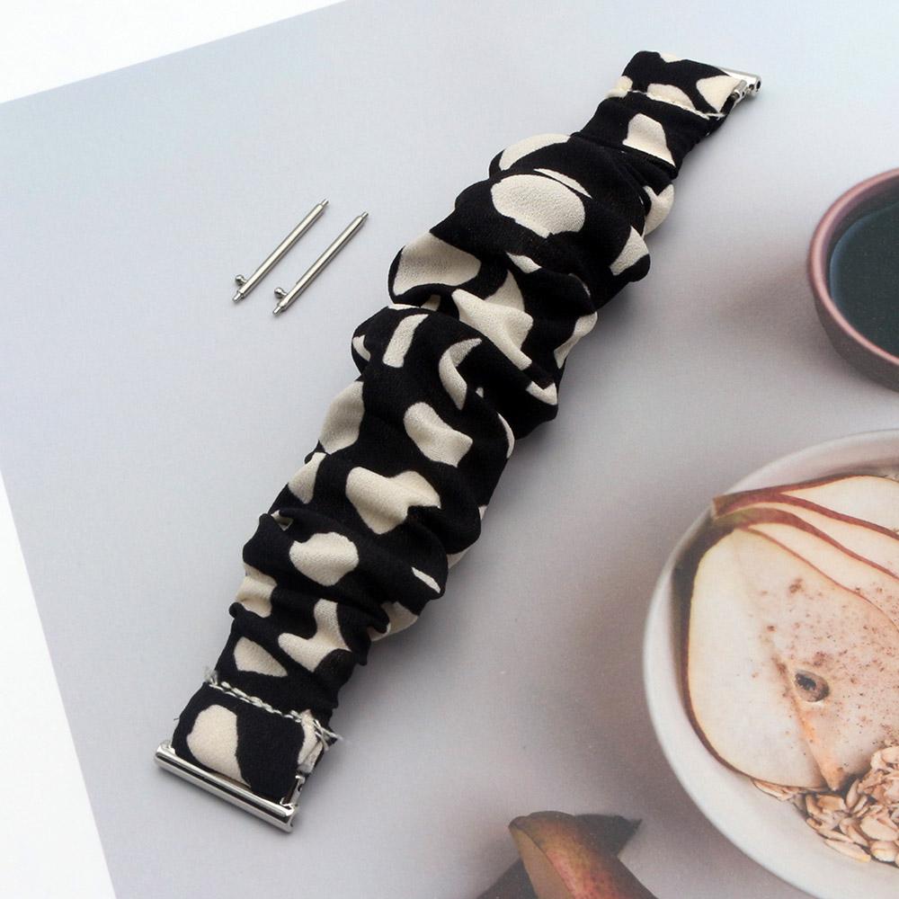 20mm Watch Band Strap Scrunchie Watchband for Samsung Galaxy Watch 7 Band 6 5 4 Active 2 FE 40mm 44mm/Watch 6/4 Classic/5 Pro
