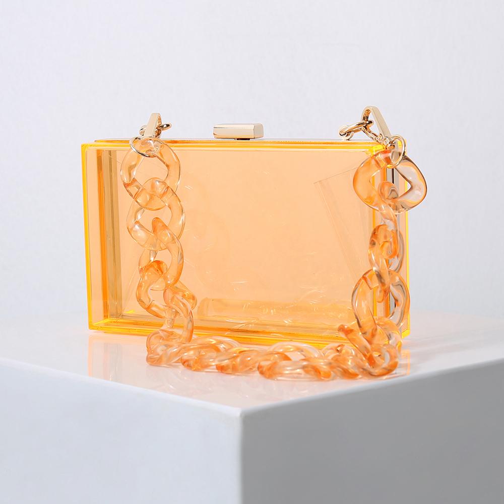 Women Royal Blue Bag Fashion Jelly Clutch Purses and Handbags Luxury Designer Candy Color Acrylic Mini Crossbody Shoulder Bag
