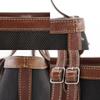Celine Logo Tote Bag zwart/Bruin canvas Dames Gebruikt