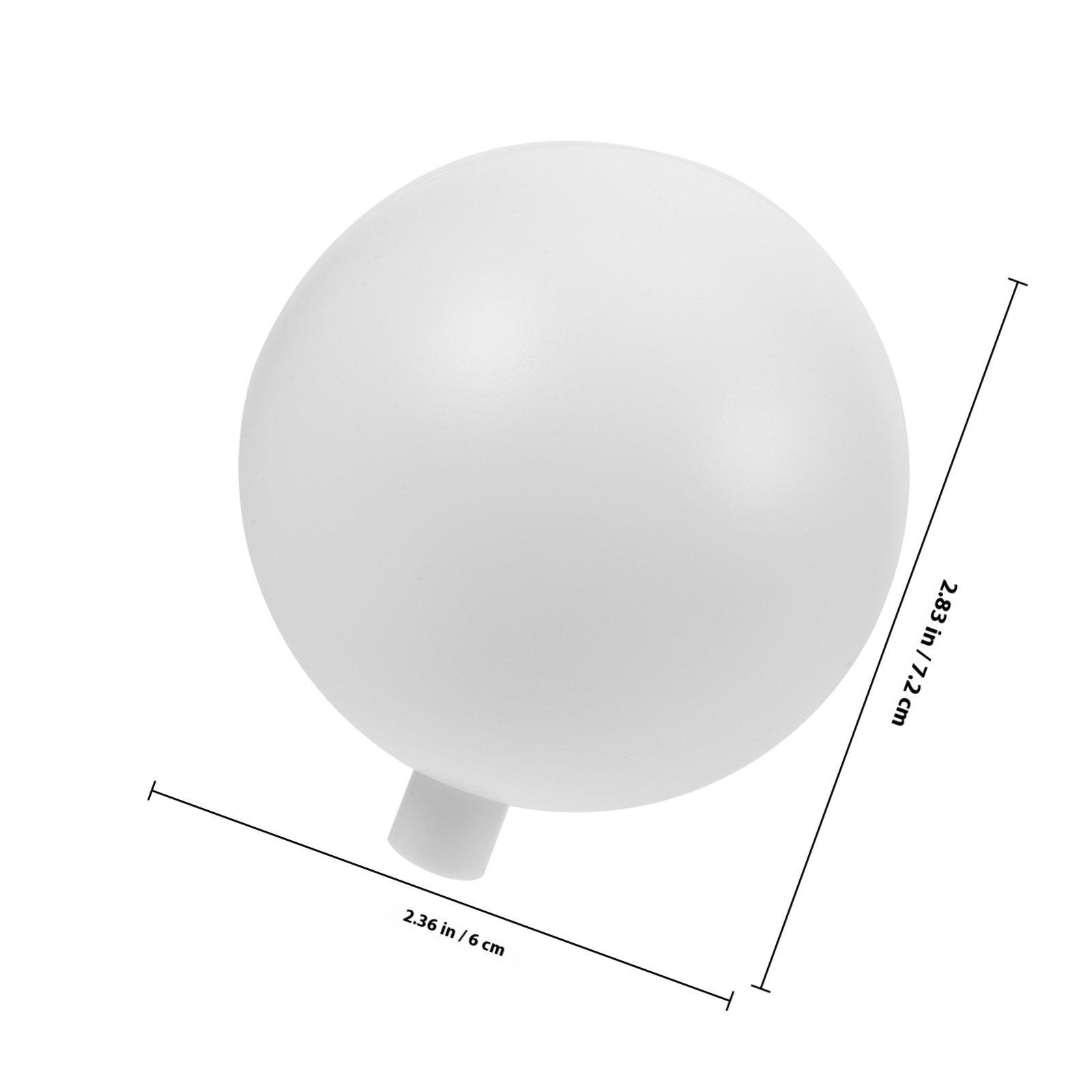 

60Mm Plastic Lamp Shade Globe Style G4 Socket for Ceiling Pendant Lamp Decorative Hanging Light Shade Modern Simple Replacement