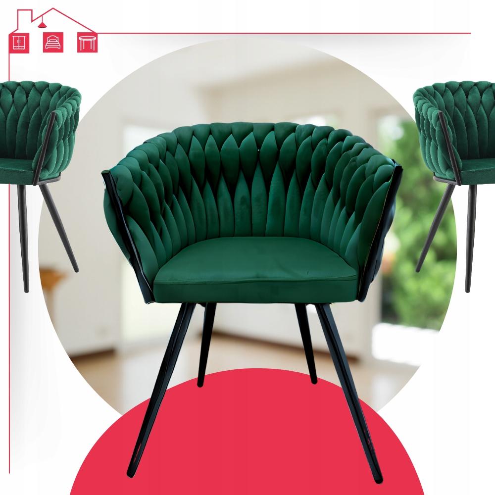 Tilo Freestanding Armchair Green Chair with Armrests Family Meble