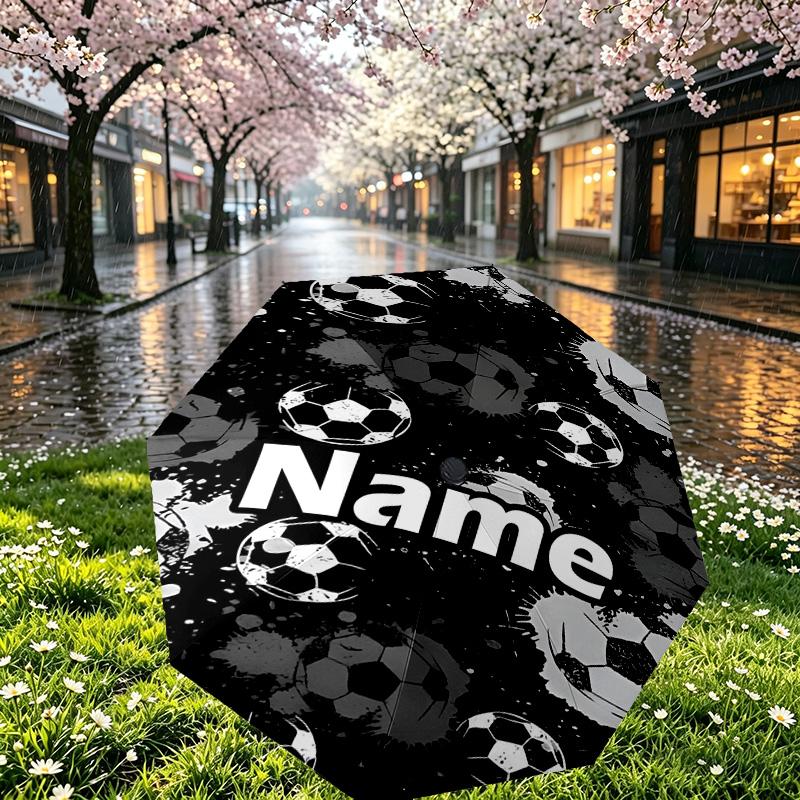 Custom Name Personalized 05 1FSV Mainz 05 Print Umbrella, Auto Open Close, 8‑Rib Sturdy Frame, Commute Camping Hiking Use, Birthday Gift